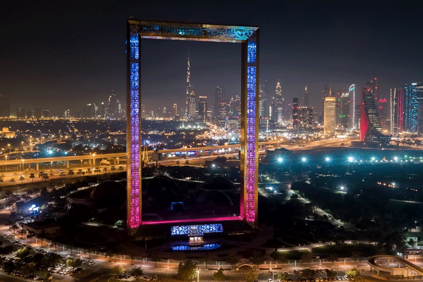 Dubai frame