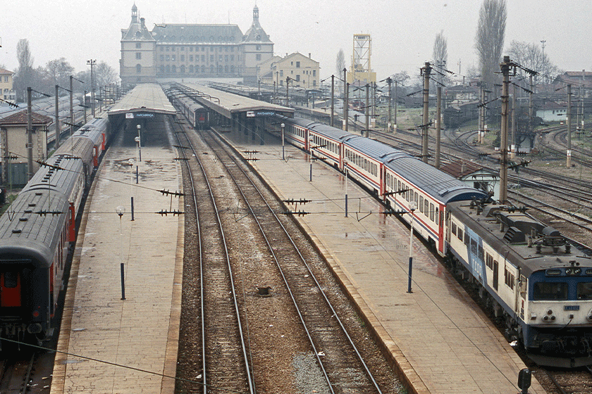 Heydar Pasha railway station;