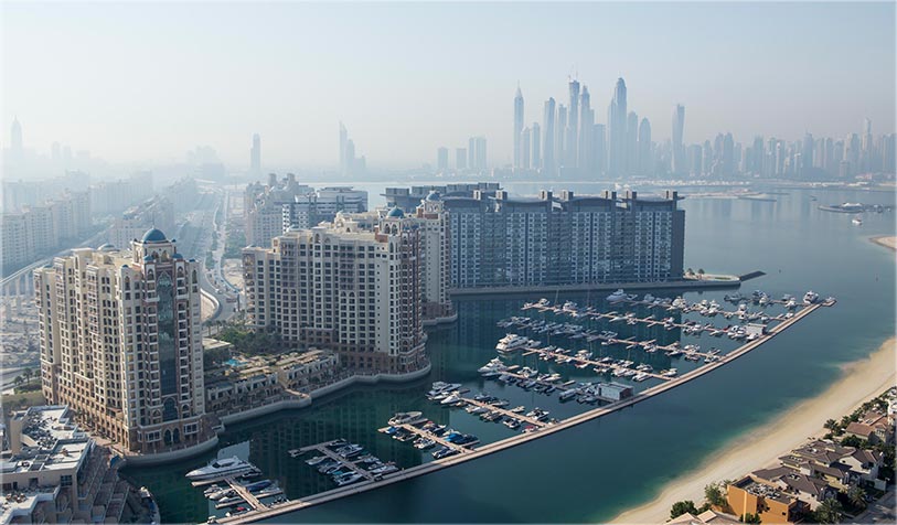 جزایر نخل مارینا از جدیدترین جاهای دیدنی دبی