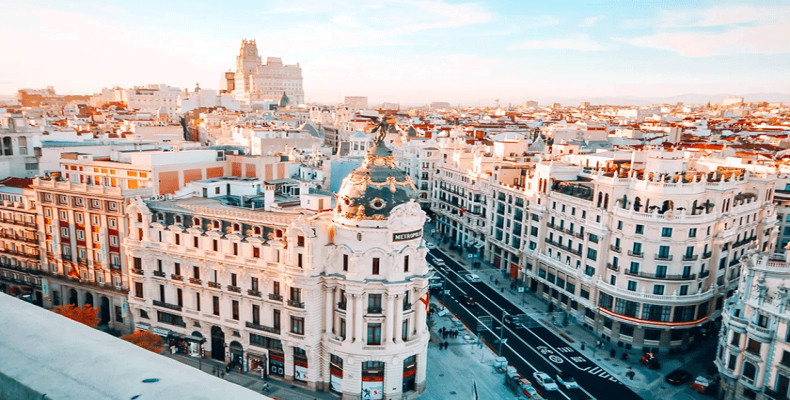 مادرید در زمستان