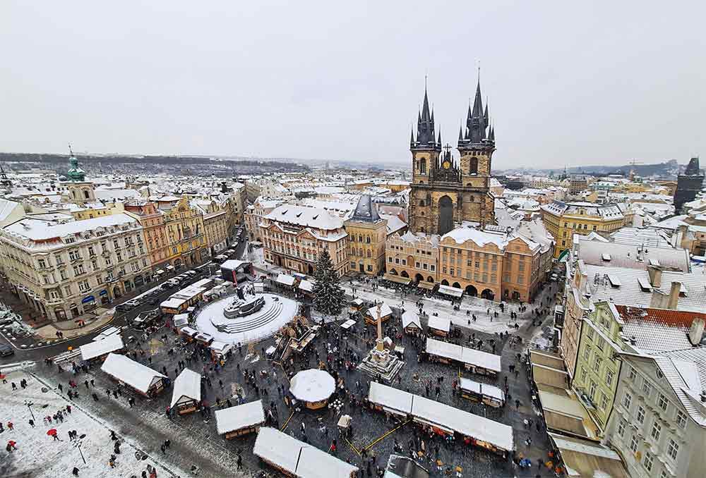  بازارهای زمستانه پراگ
