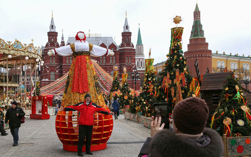 سفر به مسکو در زمستان