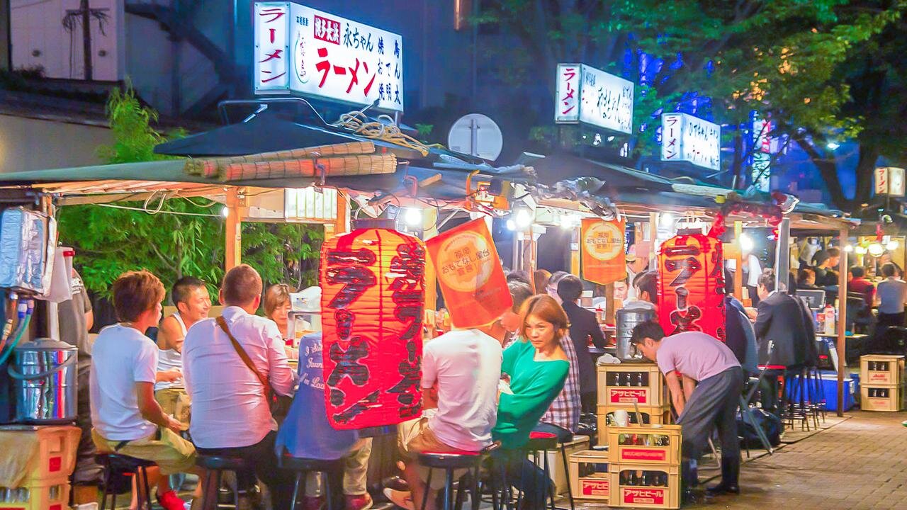   Yatai Stalls در فوکوئوکا