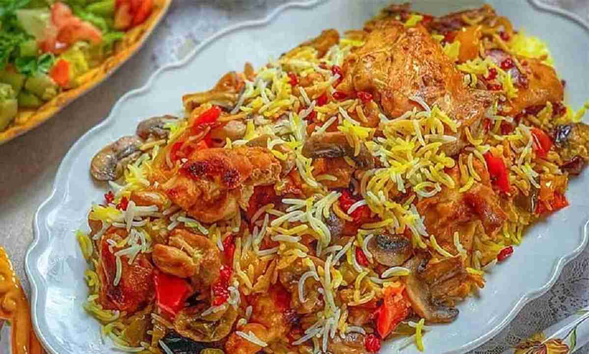 پلو مخلوط از غذاهای سنتی مشهد