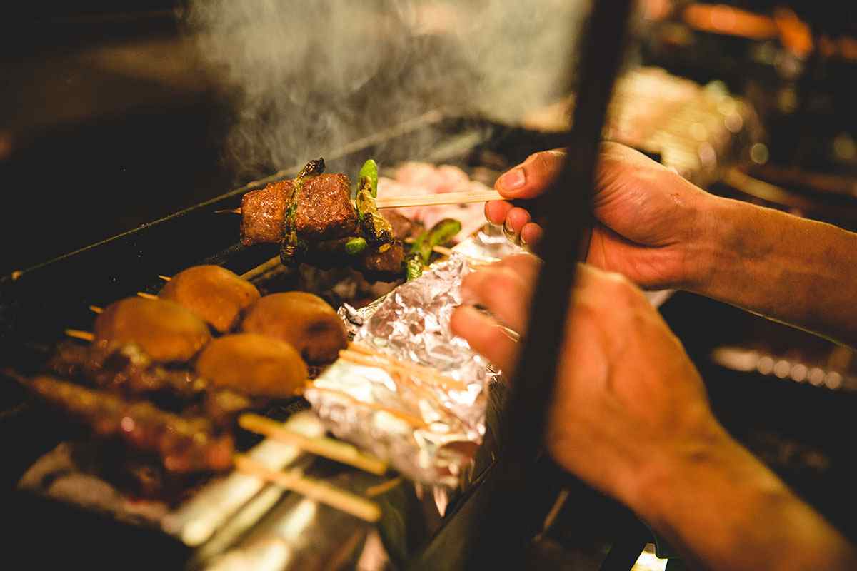 کباب ‌زغالی در توکیو