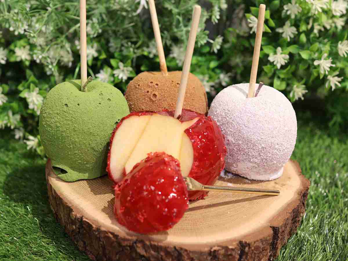 غذاهای خیابانی در هاراجوکو؛ candy apple