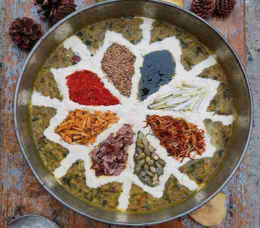 غذاهای سنتی اردبیل؛یاوان آشی