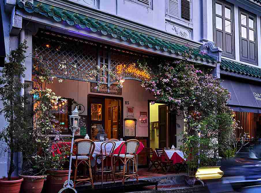 رستوران های فرانسوی سنگاپور؛ L angelus