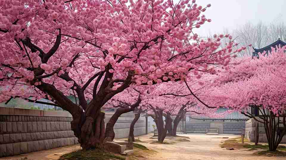 سفر به بوسان در بهار ؛ به تماشای شکوفههای صورتی گیلاس