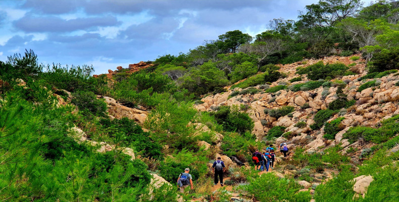 پیاده‌روی در زمستان ایبیزا