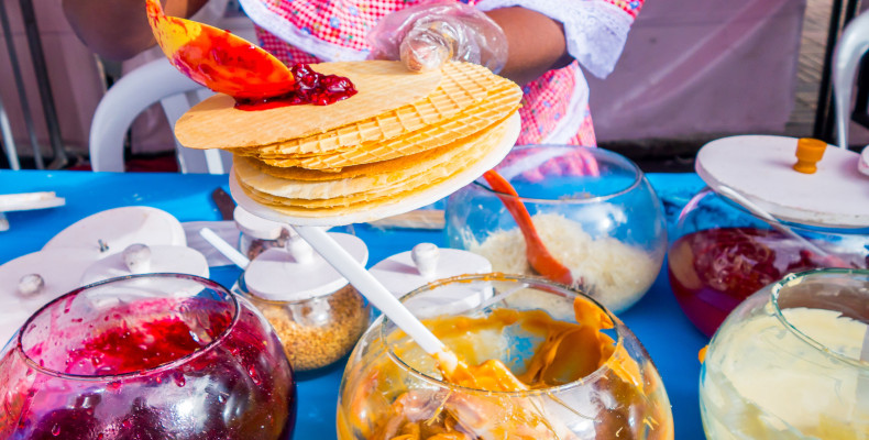 اُبِلاس؛ یکی از غذاهای معروف بوگوتا