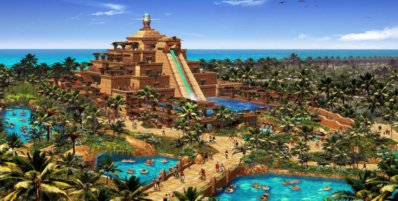 پارک آبی آتلانتیس آکواونچر از جاهای دیدنی دبی