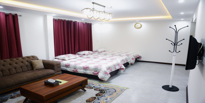 فضای اتاق های هتل شباویز از هتل های ساحلی کیش