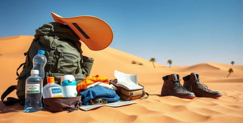 تجهیزات لازم برای سفر کویر کاراکال