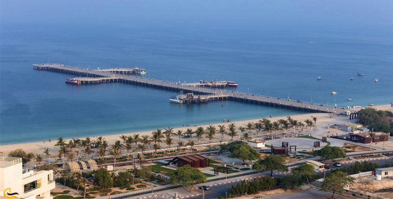 اسکله بزرگ تفریحی از جاهای لاکچری کیش