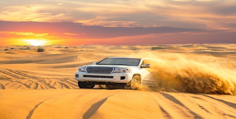 سافاری آفرود لندکروزر از جاهای لاکچری کیش