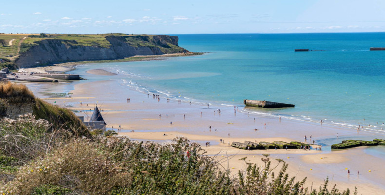 سواحل نورماندی از جاهای دیدنی فرانسه