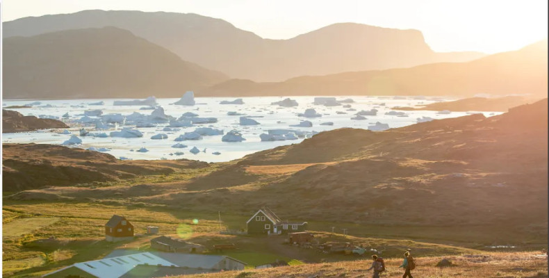 گرینلند از بهترین کشورها برای سفر در تابستان