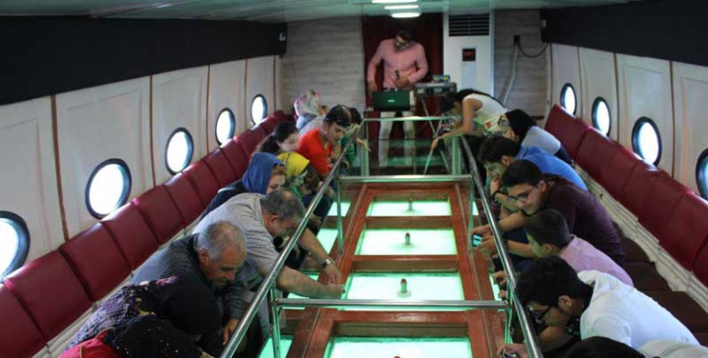 کشتی آکواریوم کیش