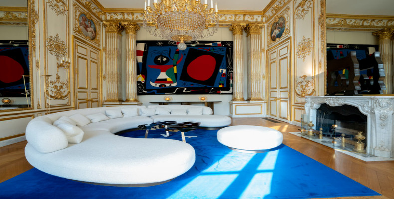 سالن پومپادور در کاخ الیزه پاریس