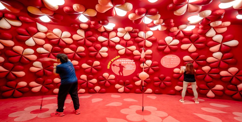 منطقه فیت اند فان در فرودگاه چانگی سنگاپور برای کاهش استرس و ورزش سبک مسافران